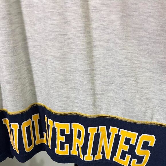 Michigan Wolverines Starter Baseball Henley T Shirt - Picture 5 of 6